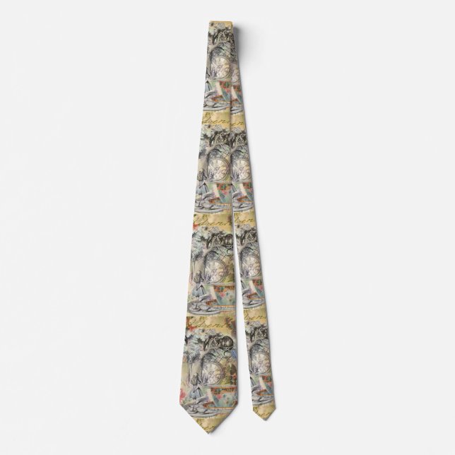 Cheshire Cat Alice in Wonderland Tie (Front)