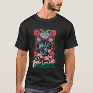Cheshire Cat Alice in Wonderland Vintage Book Des T-Shirt