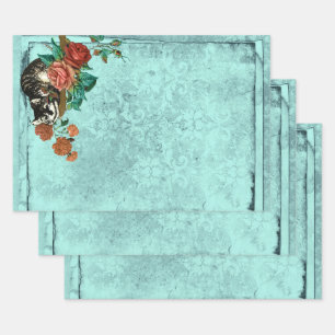 Cheshire Cat Alice in Wonderland Wrapping Paper Sheet