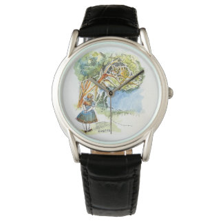 Cheshire Cat & Alice Watch