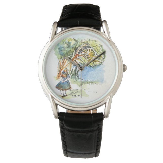 Cheshire Cat & Alice Watch (Front)