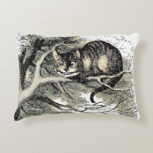 Cheshire Cat Alice Wonderland Classic Decorative Cushion