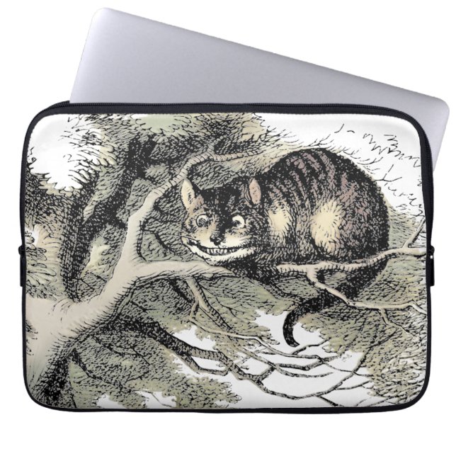 Cheshire Cat Alice Wonderland Classic Laptop Sleeve (Front)