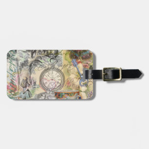 Cheshire Cat Alice Wonderland Classic Luggage Tag