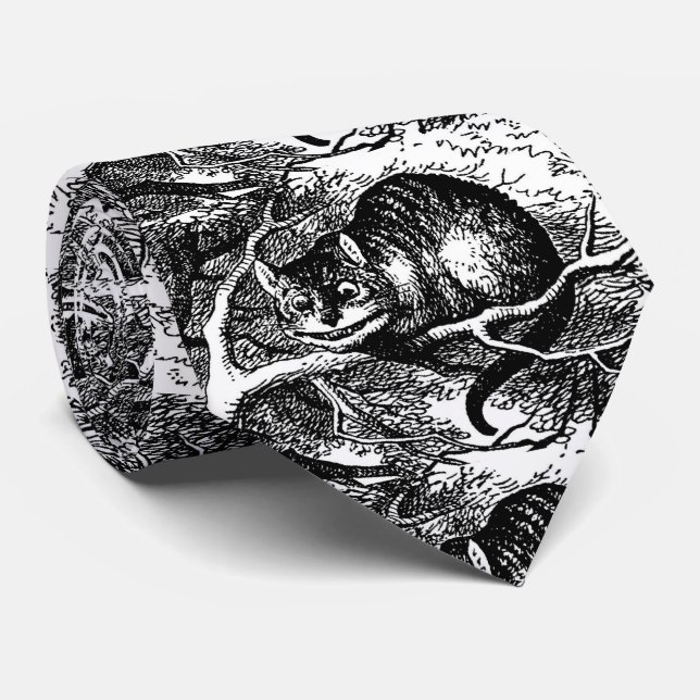 Cheshire Cat , Alice's Adventures in Wonderland ネク Tie (Rolled)