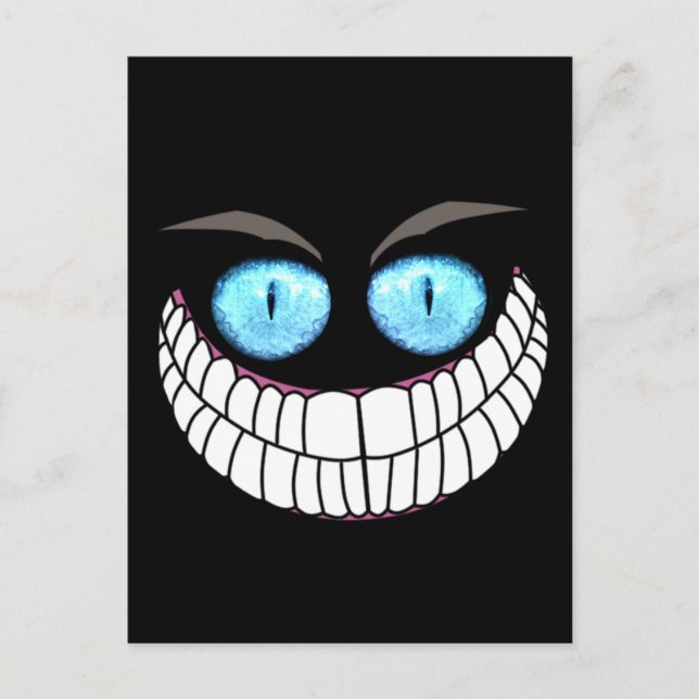 Cheshire Cat - Blue Eyes Post Card (Front)