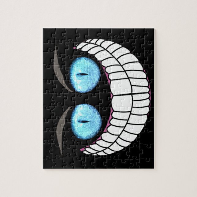 Cheshire Cat - Blue Eyes Puzzle (Vertical)