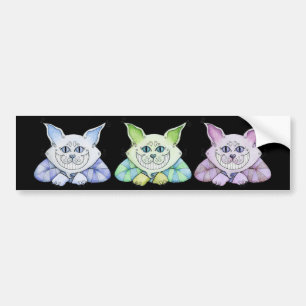 Cheshire Cat Bumper Sticker