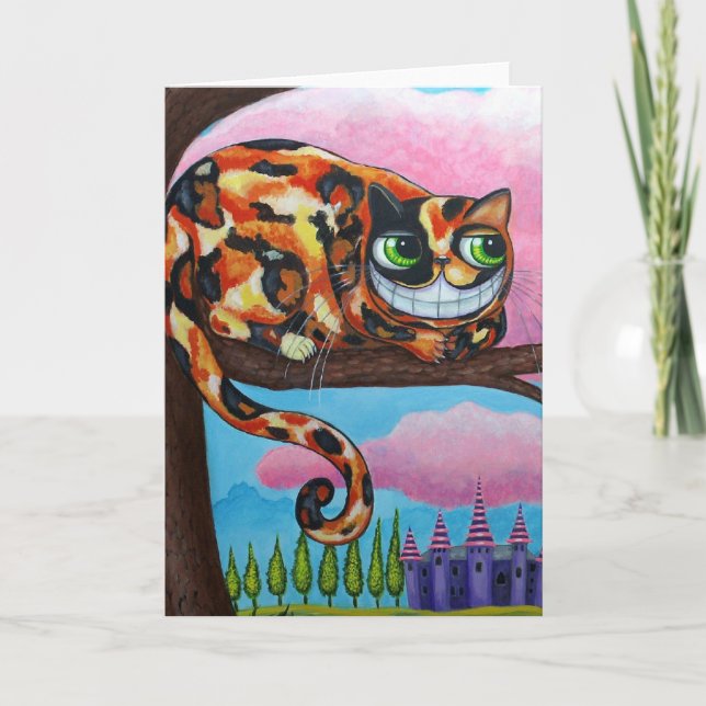 Cheshire Cat Card (Front)