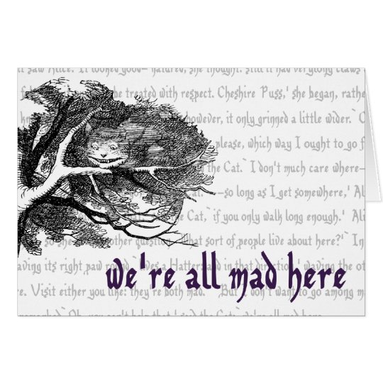 Cheshire Cat Card