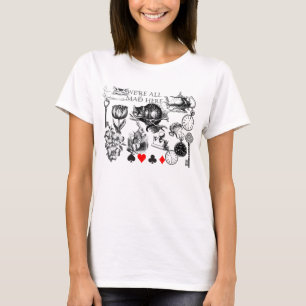 cheshire cat classic alice in wonderland art T-Shirt