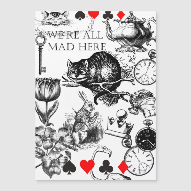 Cheshire Cat classic alice in wonderland mad (Front)
