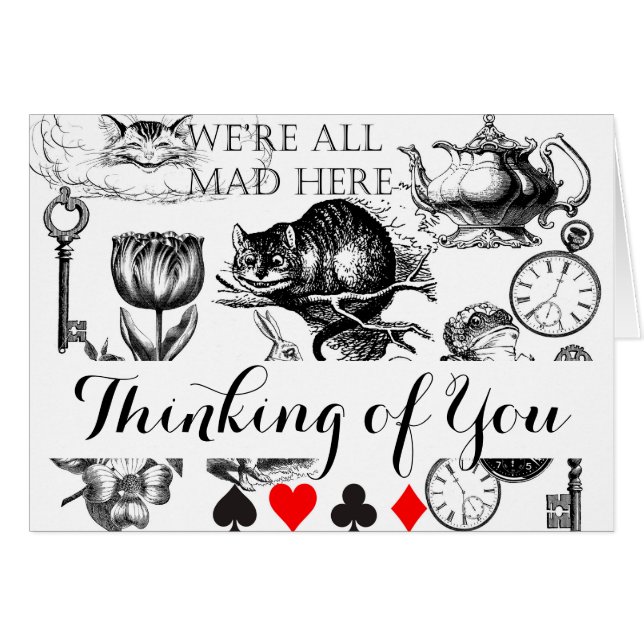 Cheshire Cat classic alice in wonderland mad (Front Horizontal)