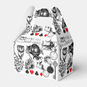 Cheshire Cat classic alice in wonderland mad Favour Box