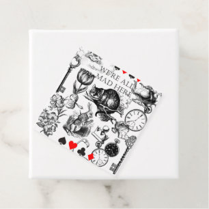 Cheshire Cat classic alice in wonderland mad Favour Tags