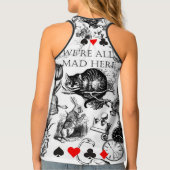 Cheshire Cat classic alice in wonderland mad Tank Top (Back)