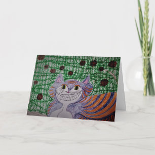 "Cheshire Cat" Congratulatory Card