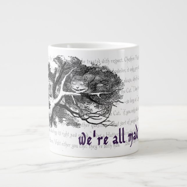 Cheshire Cat Giant Coffee Mug (Front)