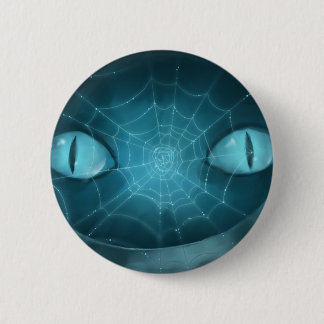 Cheshire Cat Grinning Button