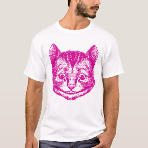 Cheshire Cat Inked Pink T-Shirt