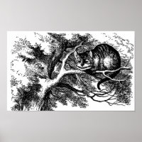 Cheshire Cat Matte Poster