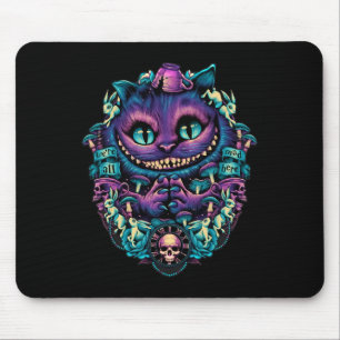 Cheshire Cat Shirt Alice In Wonderland Graphic Mouse Mat