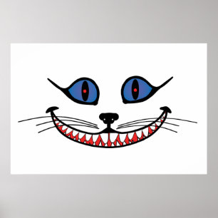Cheshire Cat Smile LARGE Poster