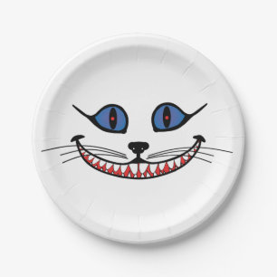 Cheshire Cat Smile Paper Plate