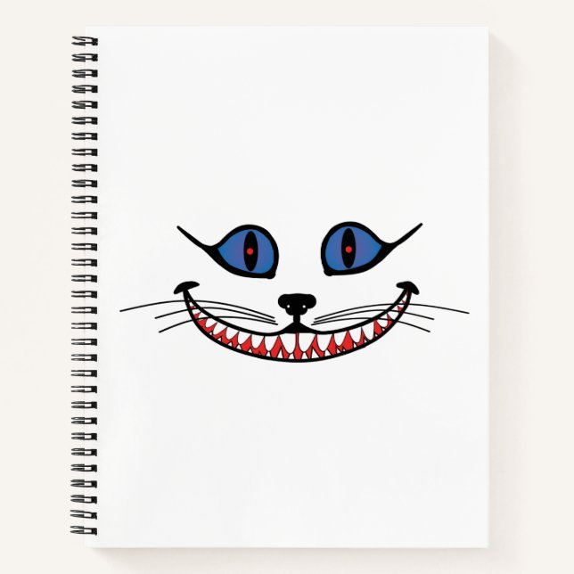 Cheshire Cat Smile  PERSONALIZE Notebook (Front)