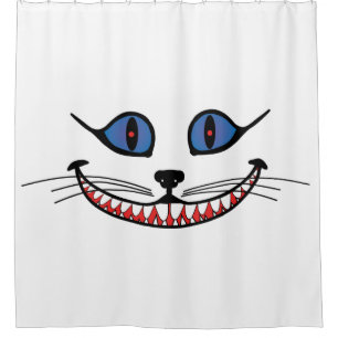Cheshire Cat Smile PERSONALIZE Shower Curtain