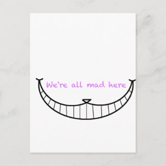 Cheshire Cat Smile Postcard