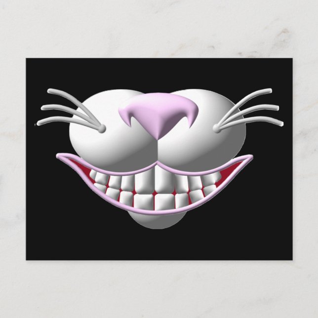 Cheshire Cat Smile Postcard (Front)