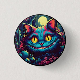 Cheshire Cat Smiling Alice in Wonderland 3 Cm Round Badge
