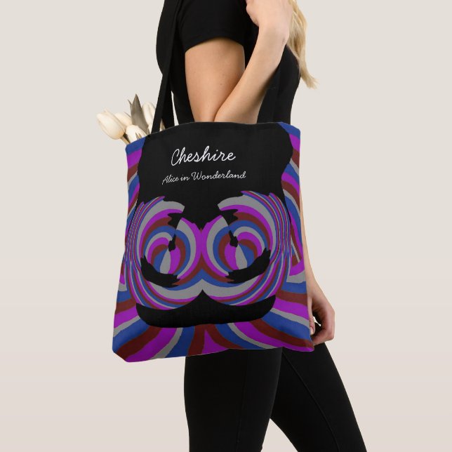 Cheshire Cat Tote Bag (Close Up)