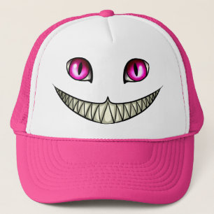 Cheshire cat trucker hat