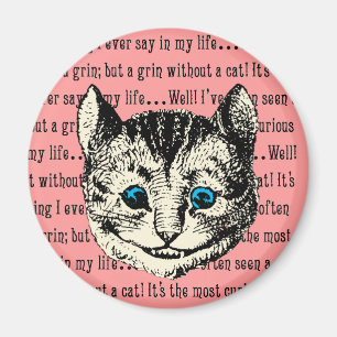 Cheshire Cat - Vintage Alice in Wonderland Magnet