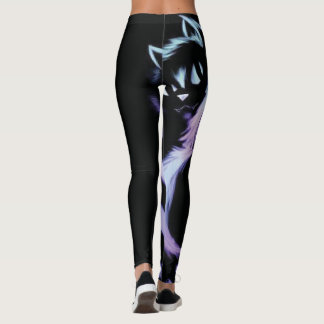 Cheshire neon Cat leggings