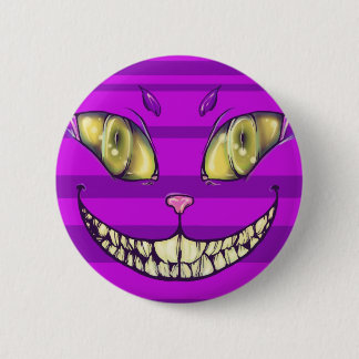 Cheshire Smile 6 Cm Round Badge
