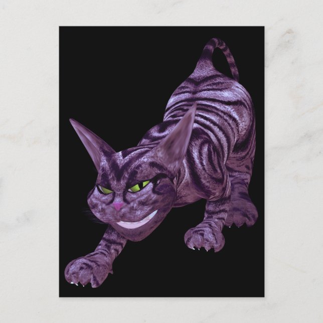 chesire cat postcard (Front)