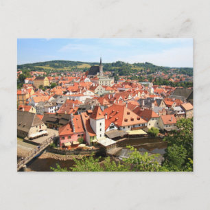 Chesky Krumlov 001, Czech Photo Postcard