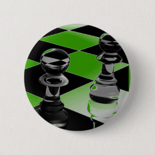 Chess 6 Cm Round Badge