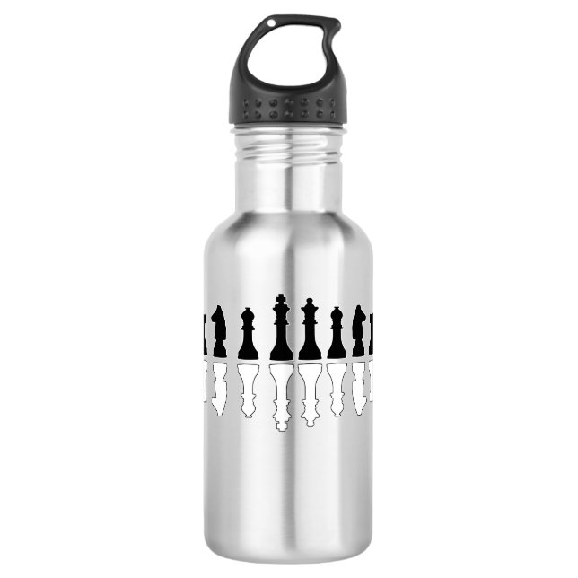 chess 710 ml water bottle (Front)