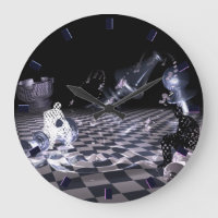 Chess Art Acrylic Wall Clock