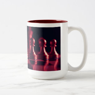 Chess Art Coffee Mug – Chess Board Design Print”