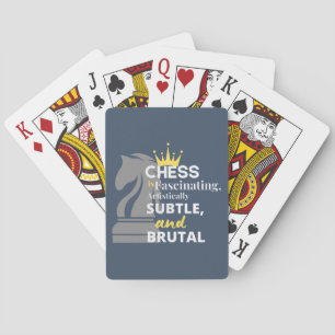 Chess - Artistically Subtle Playing Cards
