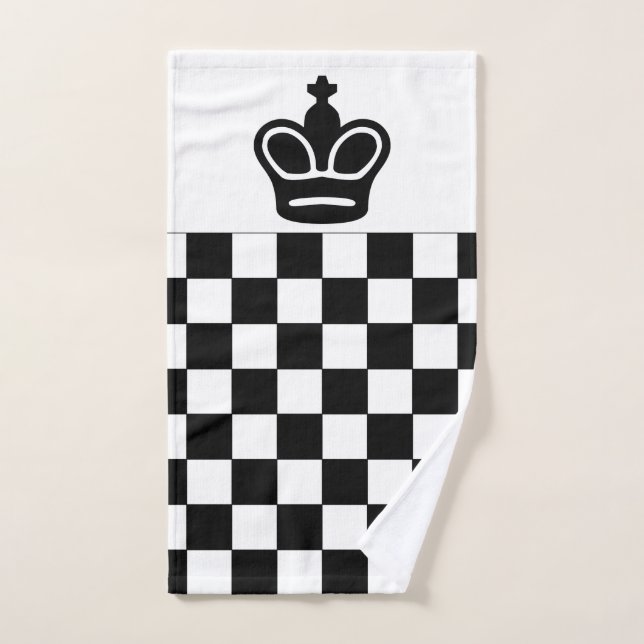 Chess Bath Towel Set (Hand Towel)