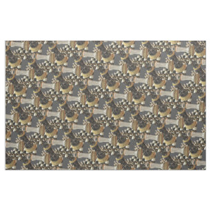 Chess Battle Chess Board Fabric