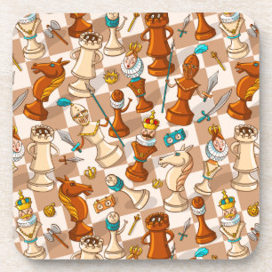 Chess battle coaster
