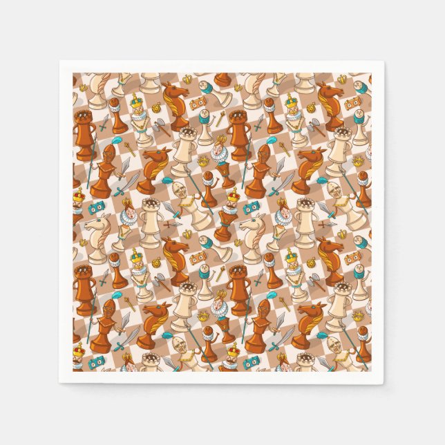 Chess battle napkin (Front)