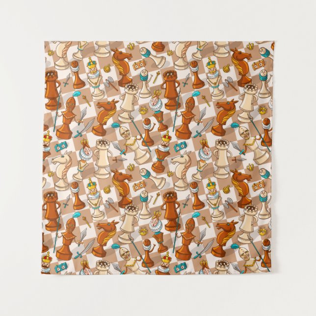 Chess battle tapestry (Front)